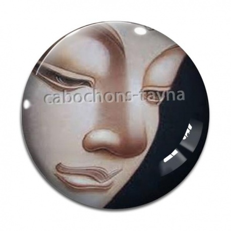Cabochon Verre - bouddha