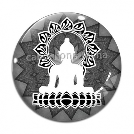 Cabochon Verre - bouddha