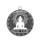 Pendentif Cabochon Argent - bouddha