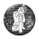 Cabochon Verre - bouddha