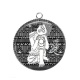 Pendentif Cabochon Argent - bouddha