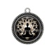 Pendentif Cabochon Argent - bouddha