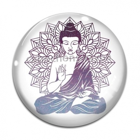 Cabochon Verre - bouddha