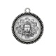 Pendentif Cabochon Argent - bouddha