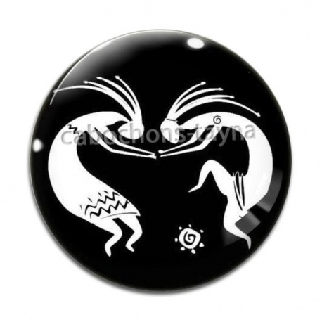 Cabochon Verre - Afrique