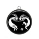 Pendentif Cabochon Argent - Afrique