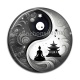 Cabochon Résine - yin yang méditation