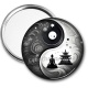 Miroir de poche - yin yang méditation