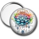 Miroir de poche - fleur de lotus
