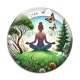 Cabochon Verre - méditation yoga