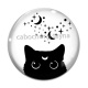 Cabochon Verre - chat