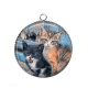 Pendentif Cabochon Argent - chaton
