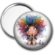 Miroir de poche - femme humoristique