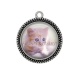 Pendentif Cabochon Argent - chaton