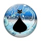 Cabochon Verre - chat