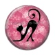 Cabochon Résine - chat noir
