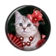 Cabochon Résine - chat noir
