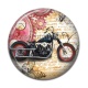 Cabochon Résine - moto