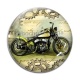 Cabochon Verre - moto
