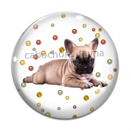 Cabochon Verre - chien