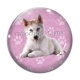 Cabochon Verre - chien