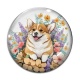 Cabochon Verre - chien 