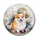 Cabochon Verre - chien 