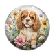 Cabochon Verre - chien 