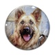Cabochon Verre - chien 