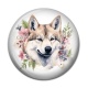 Cabochon Résine - loup