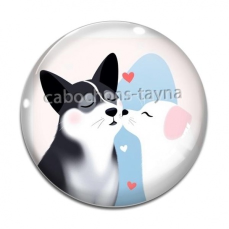Cabochon Verre - chien