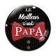 Cabochon Verre - le meilleur c'est papa