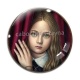 Cabochon Verre - petite fille
