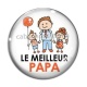 Cabochon Verre - le meilleur papa