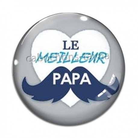 Cabochon Verre - le meilleur papa