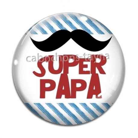 Cabochon Verre - super papa