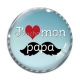 Cabochon Verre - je t'aime mon papa