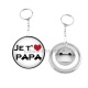 Porte clés décapsuleur - je t'aime papa