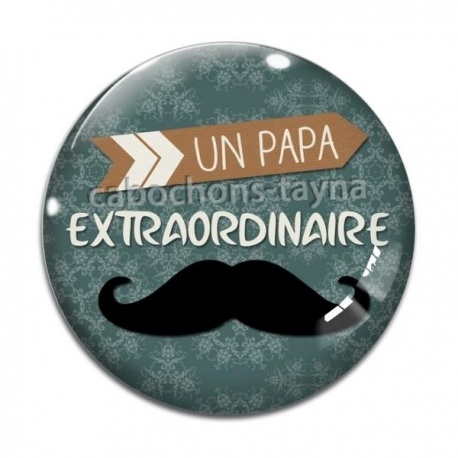Cabochon Verre - un papa extraordinaire