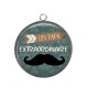 Pendentif Cabochon Argent - un papa extraordinaire