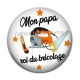 Cabochon Résine - mon papa roi du bricolage