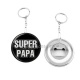 Porte clés décapsuleur - super papa