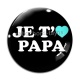 Cabochon Verre - je t'aime papa
