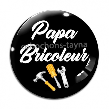 Cabochon Verre - papa bricoleur