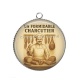 Pendentif Cabochon Argent - un formidable charcutier