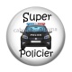 Cabochon Résine - super policier