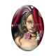 Cabochon Verre Ovale - petite fille ovale