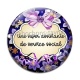 Cabochon Verre - une super assistante de service social