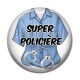 Cabochon Résine - super policière