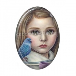 petite fille ovale